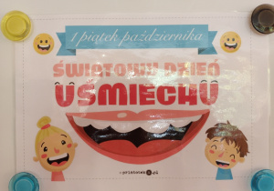 Plakat informujący o Dniu Uśmiechu