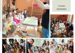 Pan pokazuje jak robi masę na lizaki