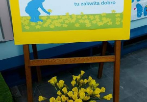 Plakat dotyczący akcji Pola Nadziei.