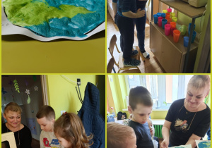 Wypiekanie prac plastycznych w mikrofali i oglądanie efektów