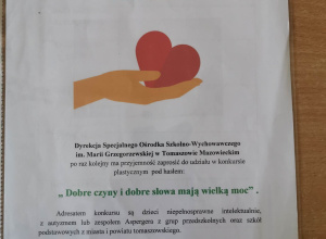 „Dobre czyny i dobre słowa mają wielką moc”- konkurs plastyczny